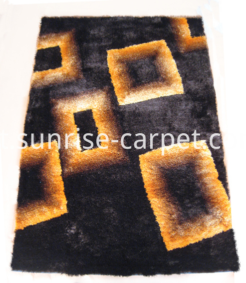 Silk Shaggy com Desigsn Rug Silk Shaggy with Desigsn Rug